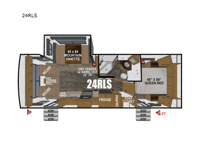 Timber Ridge Mountain Series 24RLS Floorplan Image