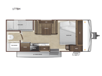 Open Range Conventional 177BH Floorplan Image