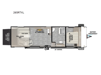 Wildwood X-Lite 265RTXL Floorplan Image