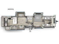 Sierra Destination Trailers 395MMG Floorplan Image