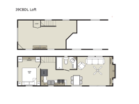 Quailridge 39CBDL Loft Floorplan Image