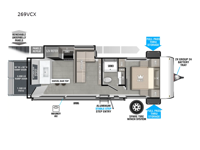 Salem FSX 269VCX Floorplan Image