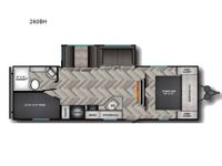 Zinger Lite 260BH Floorplan Image