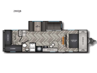 Zinger Lite 290QB Floorplan Image