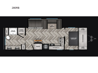 Zinger 280RB Floorplan Image