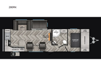 Zinger 280RK Floorplan Image