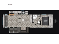 Zinger 292RE Floorplan Image