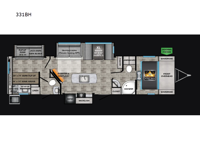 Zinger 331BH Floorplan Image