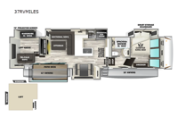 Sabre 37RVMILES Floorplan Image