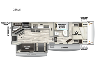 Sabre 25RLS Floorplan Image