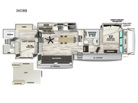 Sabre 36DBB Floorplan Image