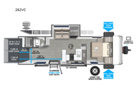 Salem FSX 262VC Floorplan Image