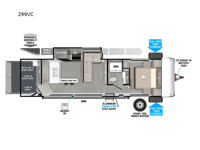 Salem FSX 299VC Floorplan Image