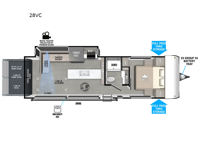 Salem FSX 28VC Floorplan Image