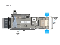 Salem FSX 28VCX Floorplan Image