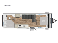 Prowler Lynx 2511BHX Floorplan Image