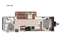 North Trail 2903-BH Floorplan Image
