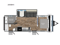 Prowler Lynx 2650BHX Floorplan Image