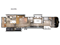 Bighorn 391MFB Floorplan