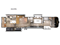 Bighorn 391MFB Floorplan Image