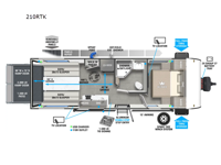 Wildwood FSX 210RTK Floorplan Image