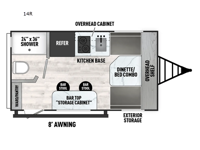 Viking 3K Series 14R Floorplan Image