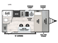 Viking 3K Series 16FB Floorplan Image