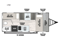 Viking 3K Series 17BH Floorplan Image