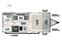 Viking 3K Series 17FQ Floorplan Image