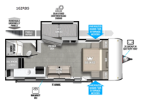 Wildwood FSX 162RBS Floorplan Image