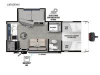 Wildwood FSX 165VIEWX Floorplan Image