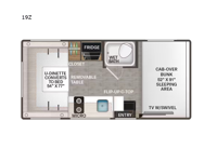 Four Winds ESpec Essential 19Z Floorplan Image