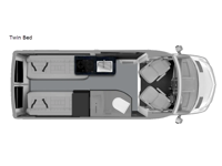 Turismo-ion Twin Bed Floorplan Image