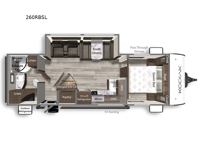 Kodiak Ultra-Lite 260RBSL Floorplan Image