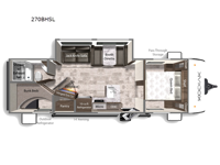 Kodiak 270BHSL Floorplan Image