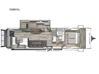 Kodiak 308BHSL Floorplan