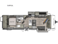 Kodiak Ultra-Lite 310FLSL Floorplan Image