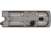 Catalina - 25 FT Quad Lounger Floorplan Image