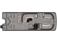 Catalina - 25 FT Rear Fish Floorplan Image