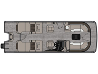 Catalina - 25 FT Rear Lounger Floorplan Image