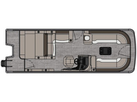Catalina - 25 FT Versatile Rear Lounger Floorplan Image