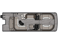 Catalina - 25 FT Elite Windshield Floorplan Image