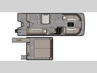 Catalina - 25 FT Entertainer Funship Floorplan Image