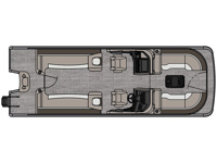 Catalina - 25 FT Quad Lounge Windshield Floorplan Image
