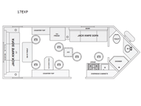 Glacier Ice House 17EXP Floorplan Image