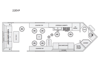 Glacier Ice House 22EXP Floorplan Image