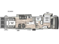 Stealth 3216GX Floorplan Image