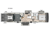 Stealth 3715GX Floorplan Image