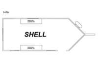 Glacier Ice House 24SH Floorplan Image