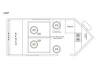 Glacier Ice House 12SP Floorplan Image